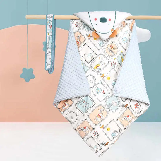 Baby Swaddle Blanket with Cotton for Newborns (Autumn/Winter)
